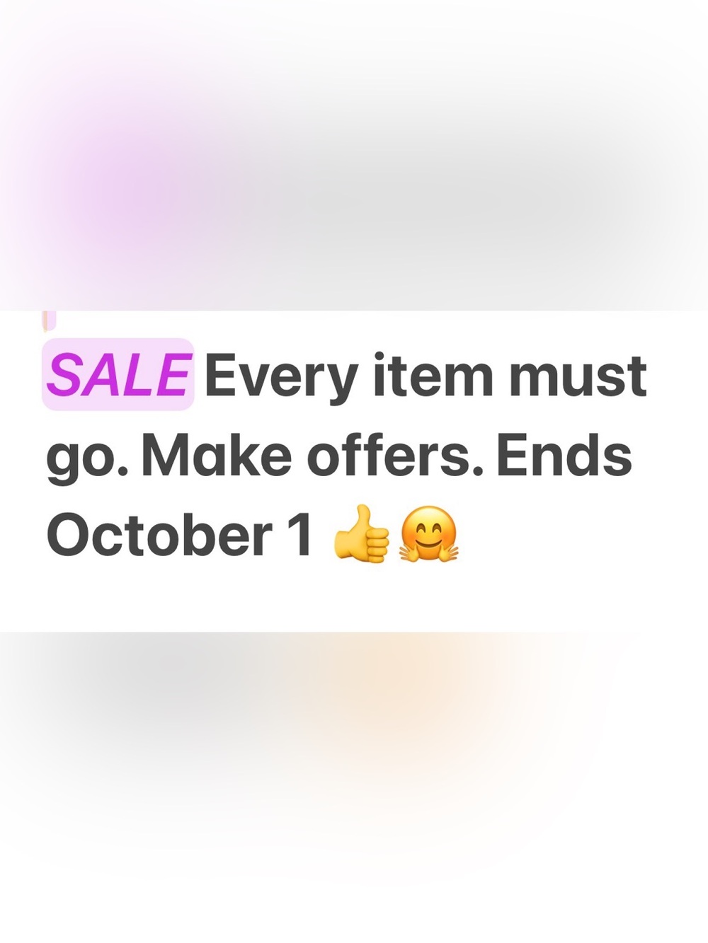 SALE Banner Sign - White and Purple